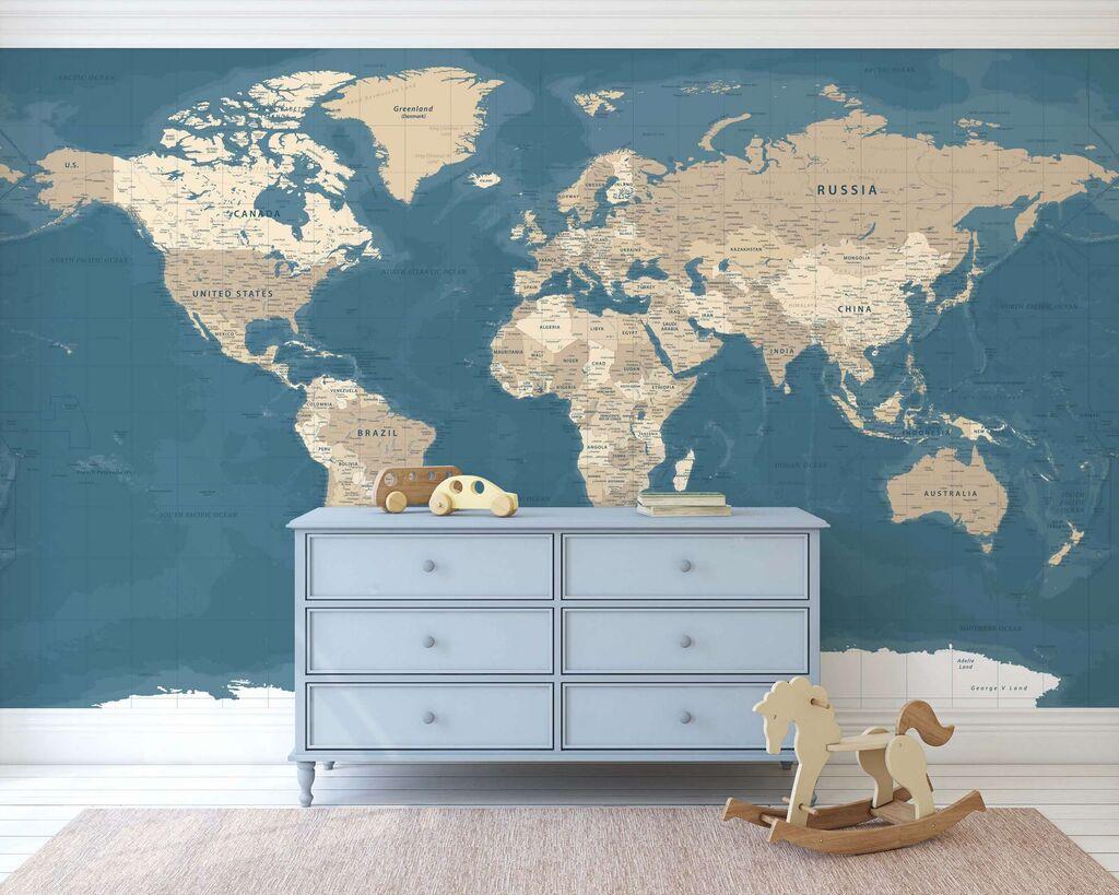 Wallity Tapeta za zid MDK-00135, 100x100 cm, Šarena