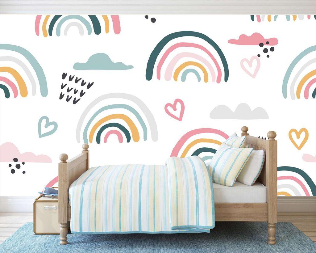 Wallity Tapeta za zid MDK-00130, 300x270 cm, Šarena