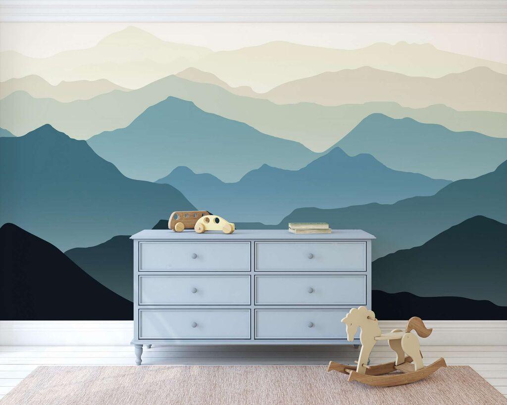 Wallity Tapeta za zid MDK-00132, 100x100 cm, Šarena