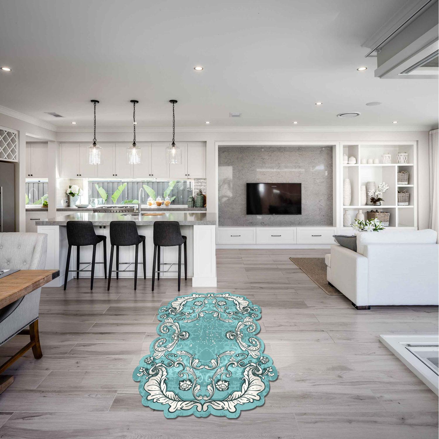 Conceptum Hypnose tepih 80x200cm tirkiz