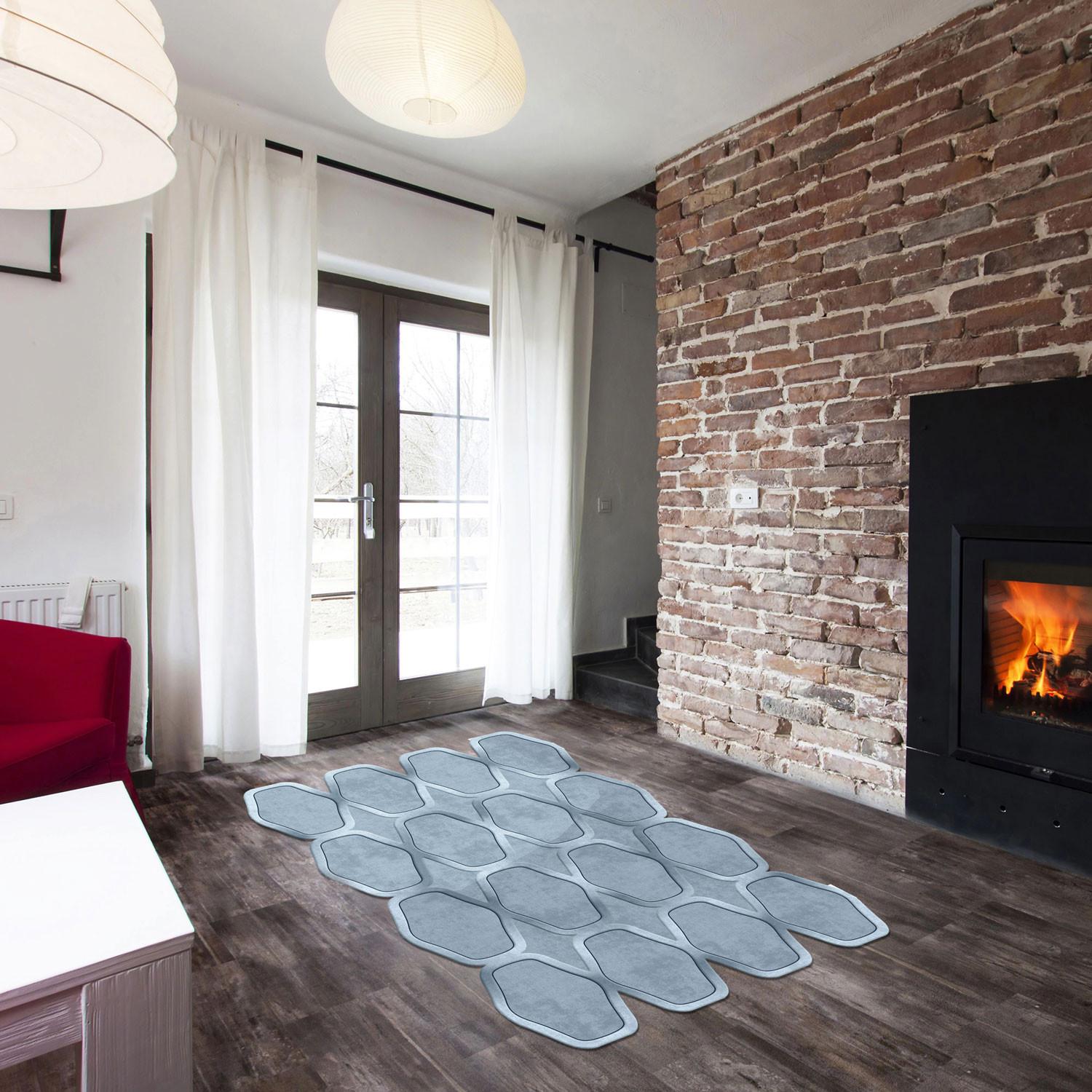 Conceptum Hypnose tepih 160x230cm plava