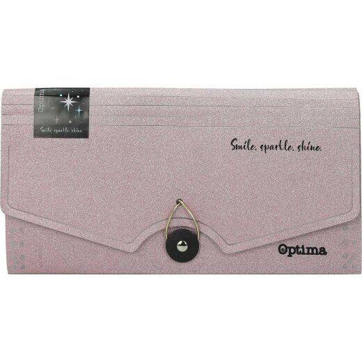 Optima Fascikla za račune, B6, Roza