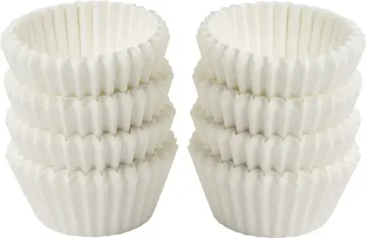 Set minjona za mafine, 2cm, 200 komada, Bijeli