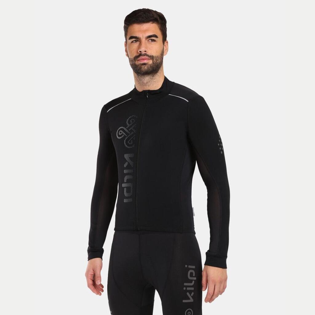 Kilpi Muška majica Campos-M Long Sleeve Jerseys, Crna