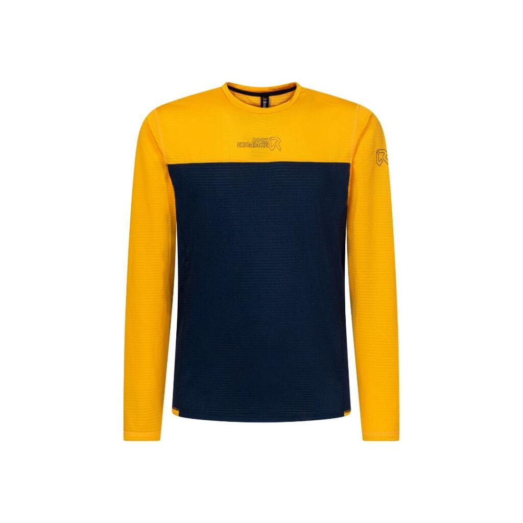 Rock experience Muška dukserica Arrows Crewneck M Flis, Žuto-crna