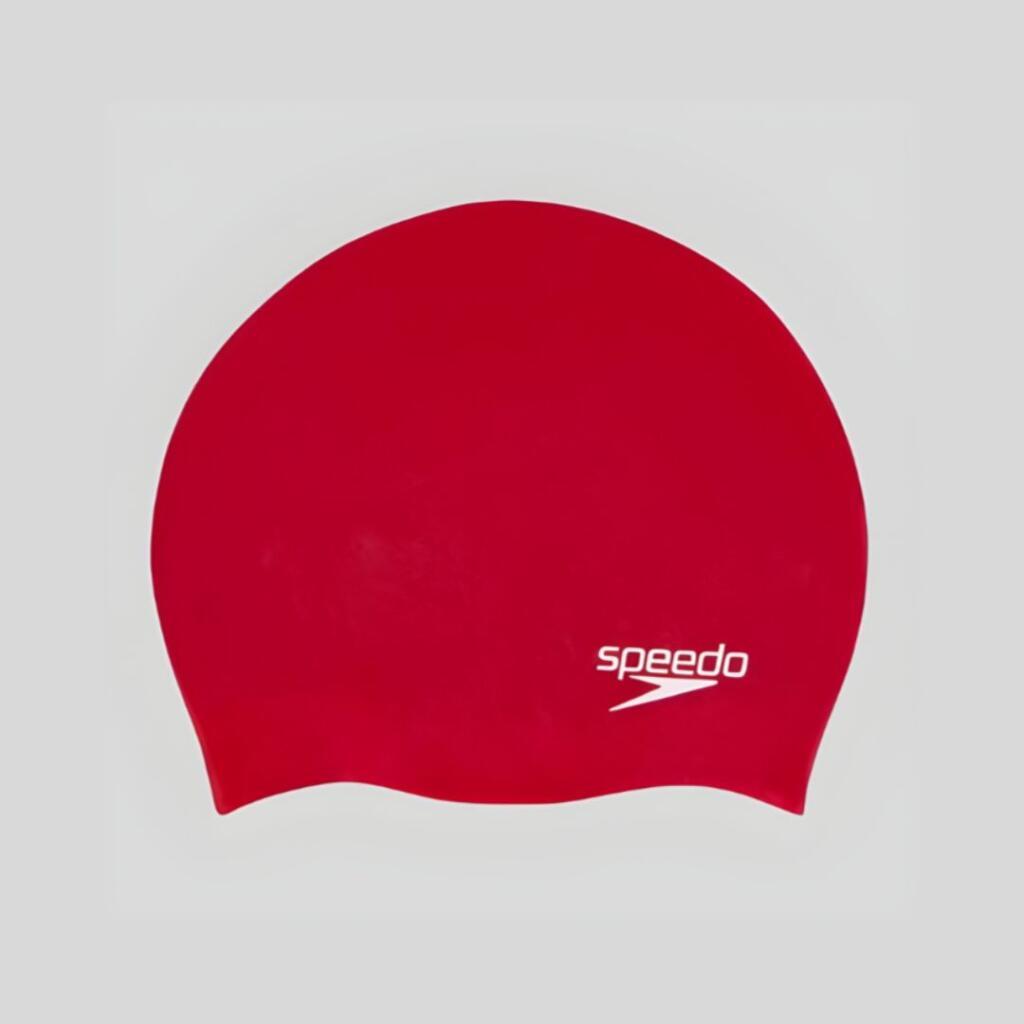 Speedo Kapa za plivanje za djecu Moulded Silicone Cap Ju, Crvena