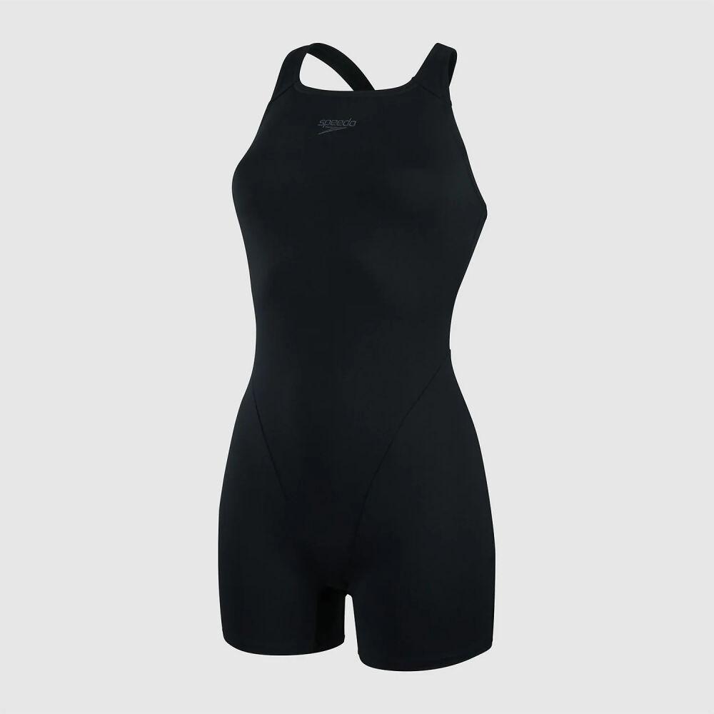 Speedo Ženske kupaći kostim End+ Lsut Af, Crni