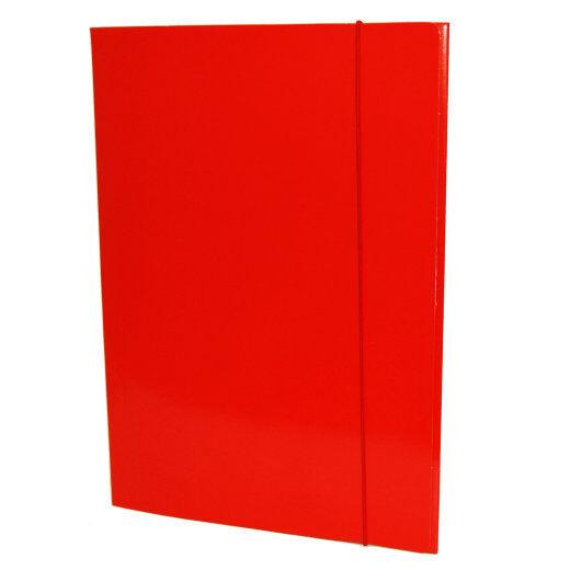 Optima Fascikla sa gumicom, Crvena