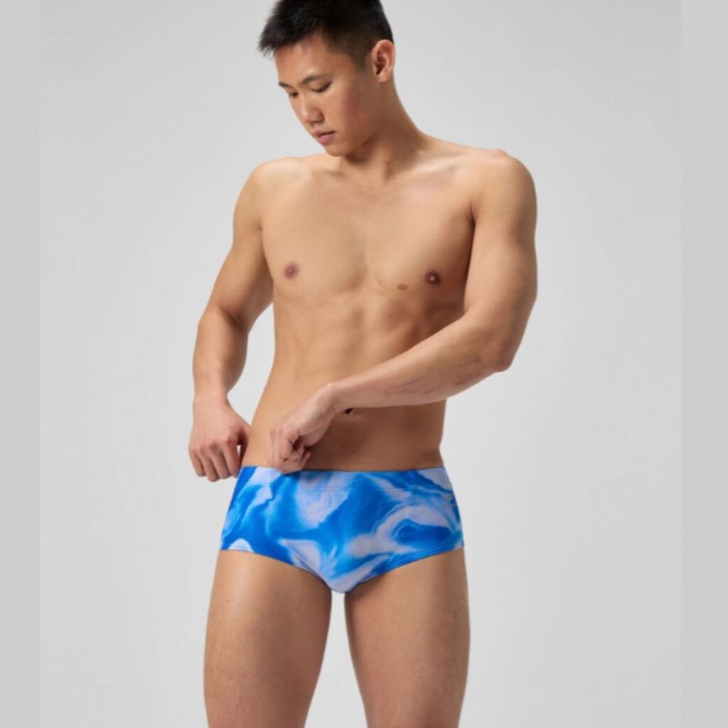 Speedo Muške kupaće gaće Ml Printed 13.5Cm Brief, Plave