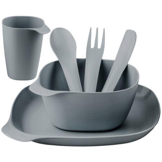 Opsto Set za piknik, PVC, 6 komada, Sivi