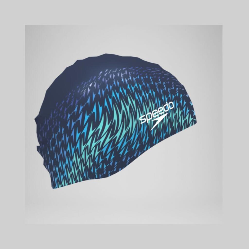 Speedo Kapa za plivanje Slogan Prt Cap Au/Af/Am, Teget