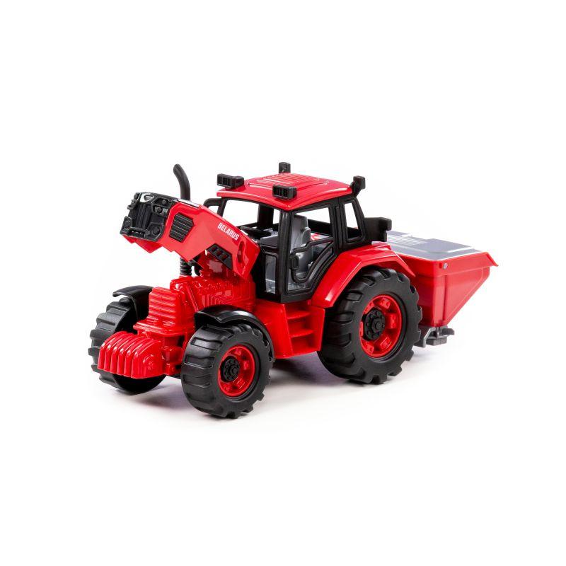 POLESIE Igračka traktor za gnojivo Bjelorusija, crvena
