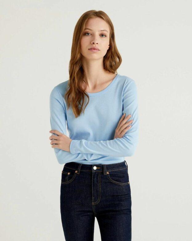 Benetton Majica dugi rukava  20B za žene