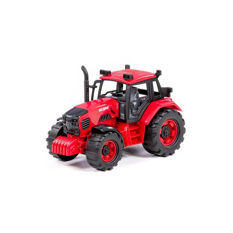 POLESIE Igračka Traktor Bjelorusija, Crvena