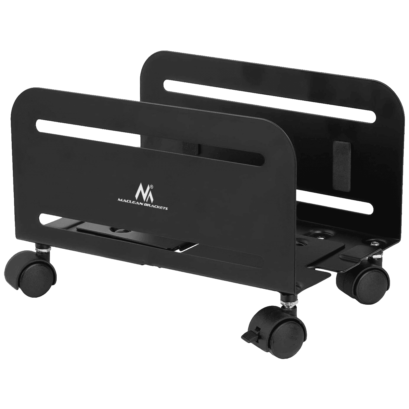 MACLEAN Univerzalni stalak sa kotačima za računar, Crni