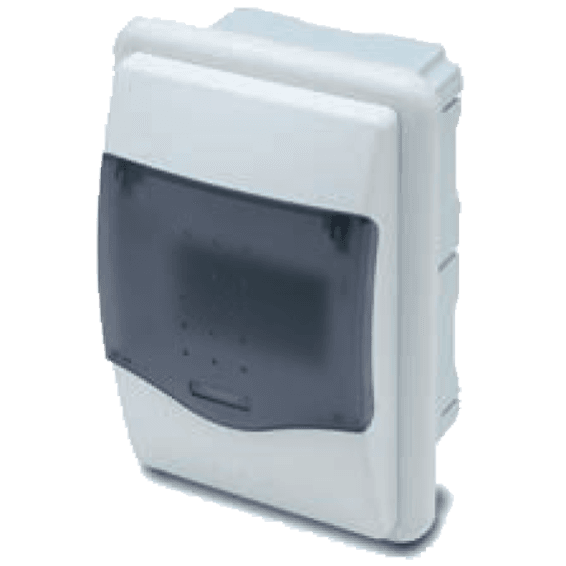 FAMATEL Kutija za osigurače podžbuk, 4 osigurača, Bijela