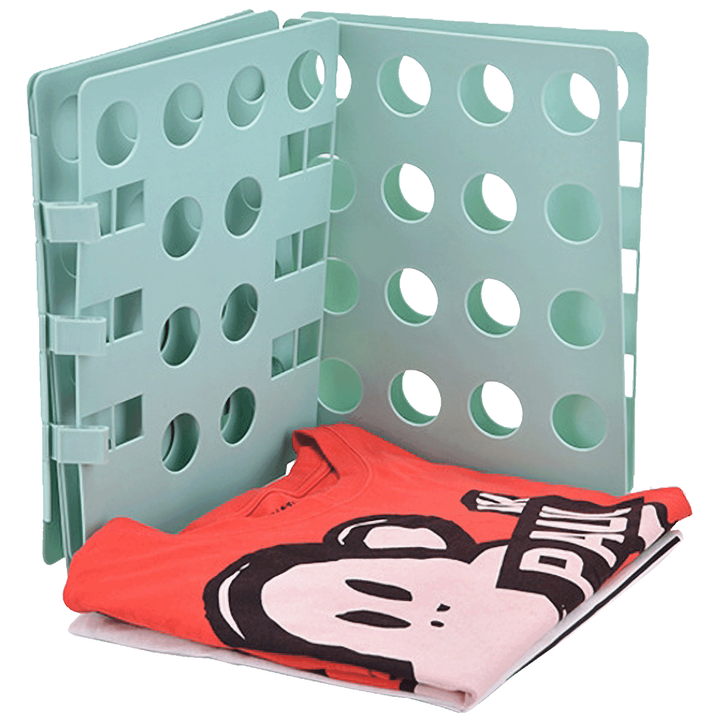 NN-SU Plastični preklop za presavijanje veša, Tirkizni