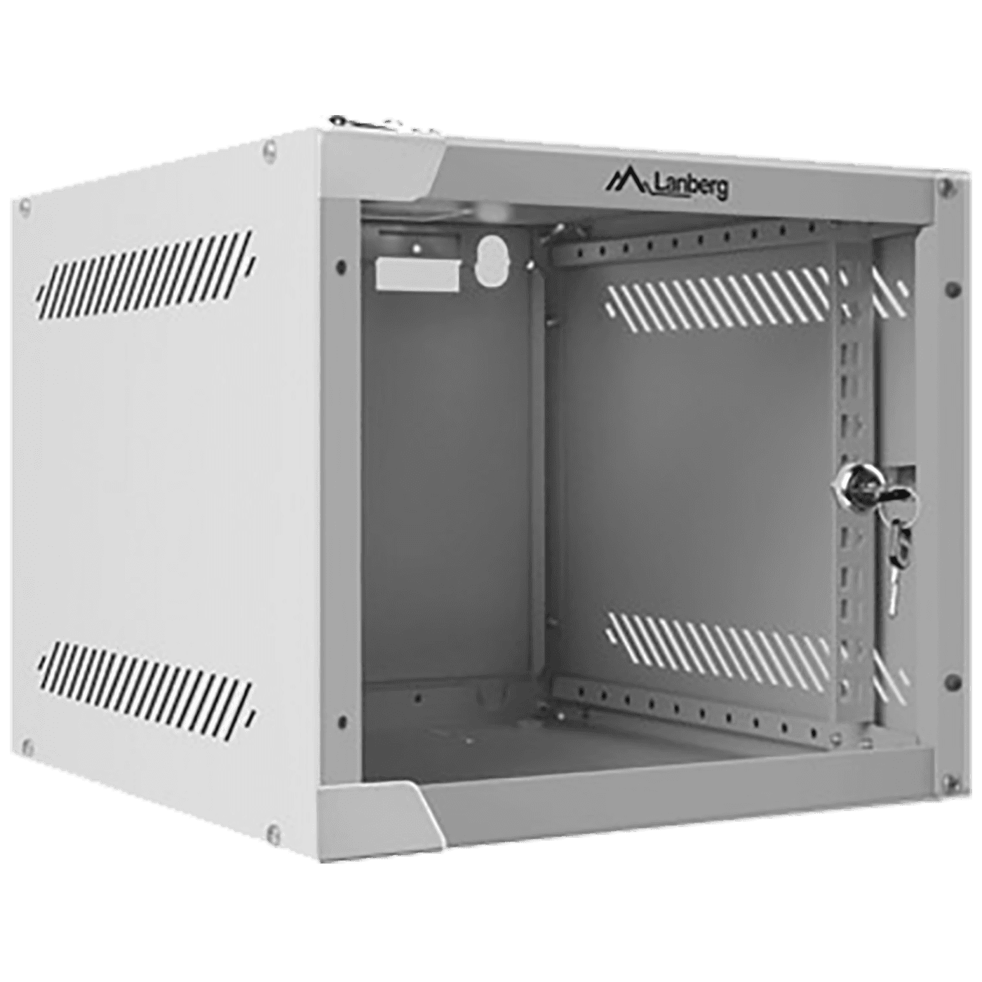 LANBERG Rack Ormar CABINET 4U, 10", 28x31x24.7cm, Bijeli