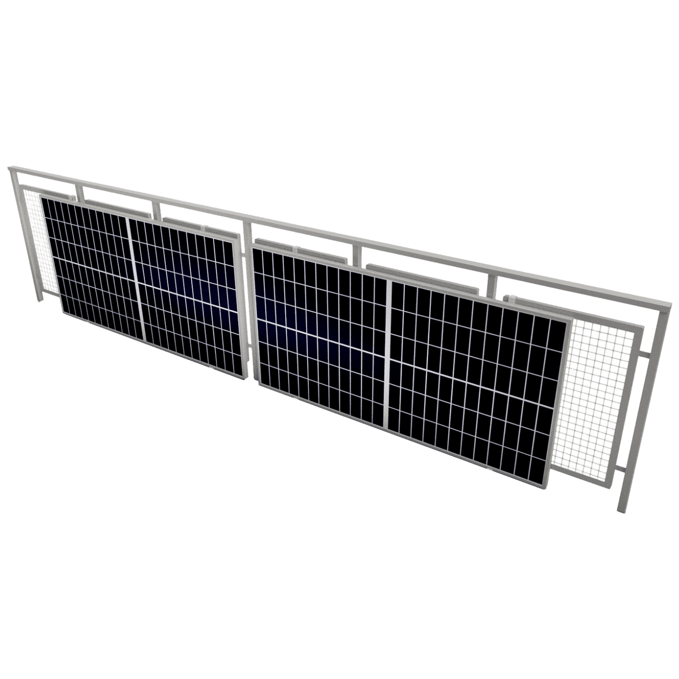 MKM  Solarni panel za balkon PV 800 set, 800W, Crni