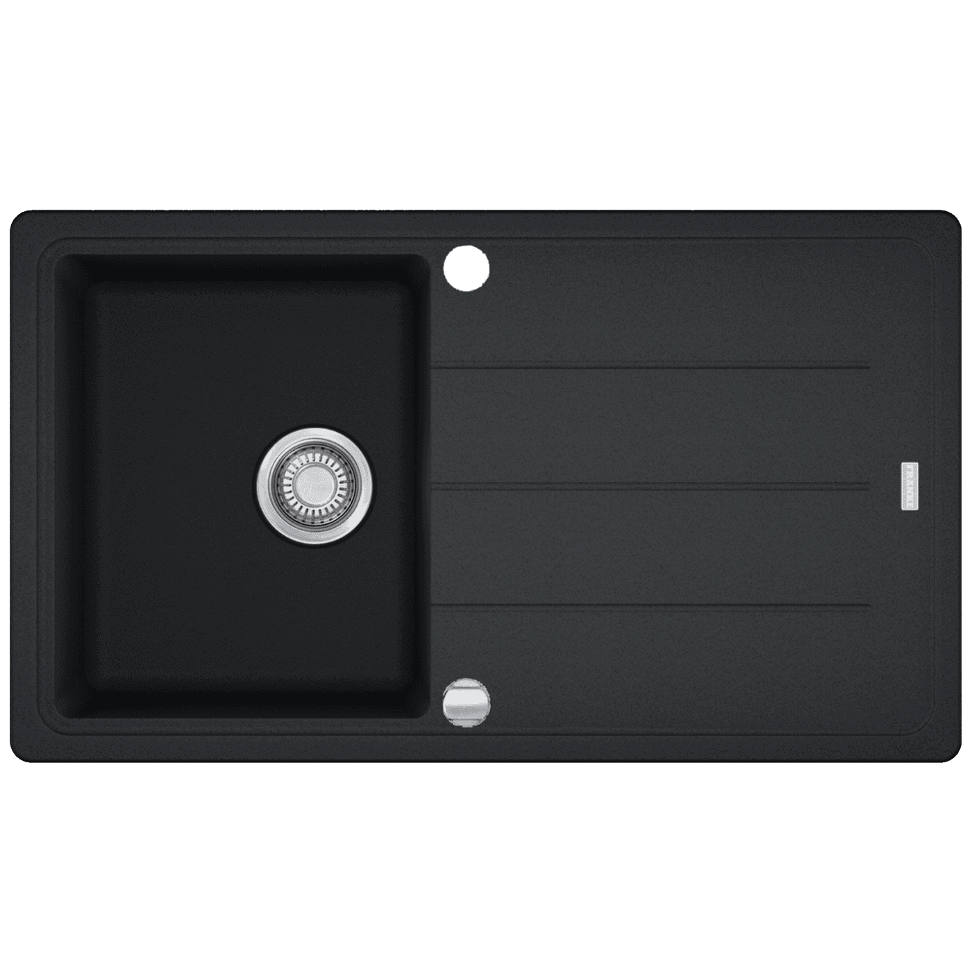 FRANKE Sudoper ugradbeni, 860x500, grafit, Crni