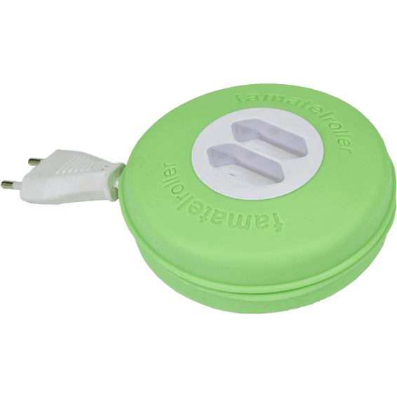 FAMATEL Produžni kabl ROLLER 3m, 2 utičnice, Zeleni