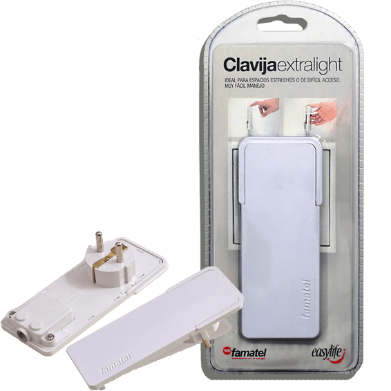 FAMATEL Strujni utikač 1110, 4.8mm, 16A, Bijeli