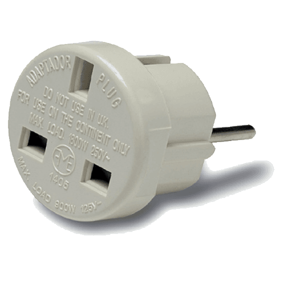 FAMATEL Strujni adapter Euro/UK -1405, Bijeli