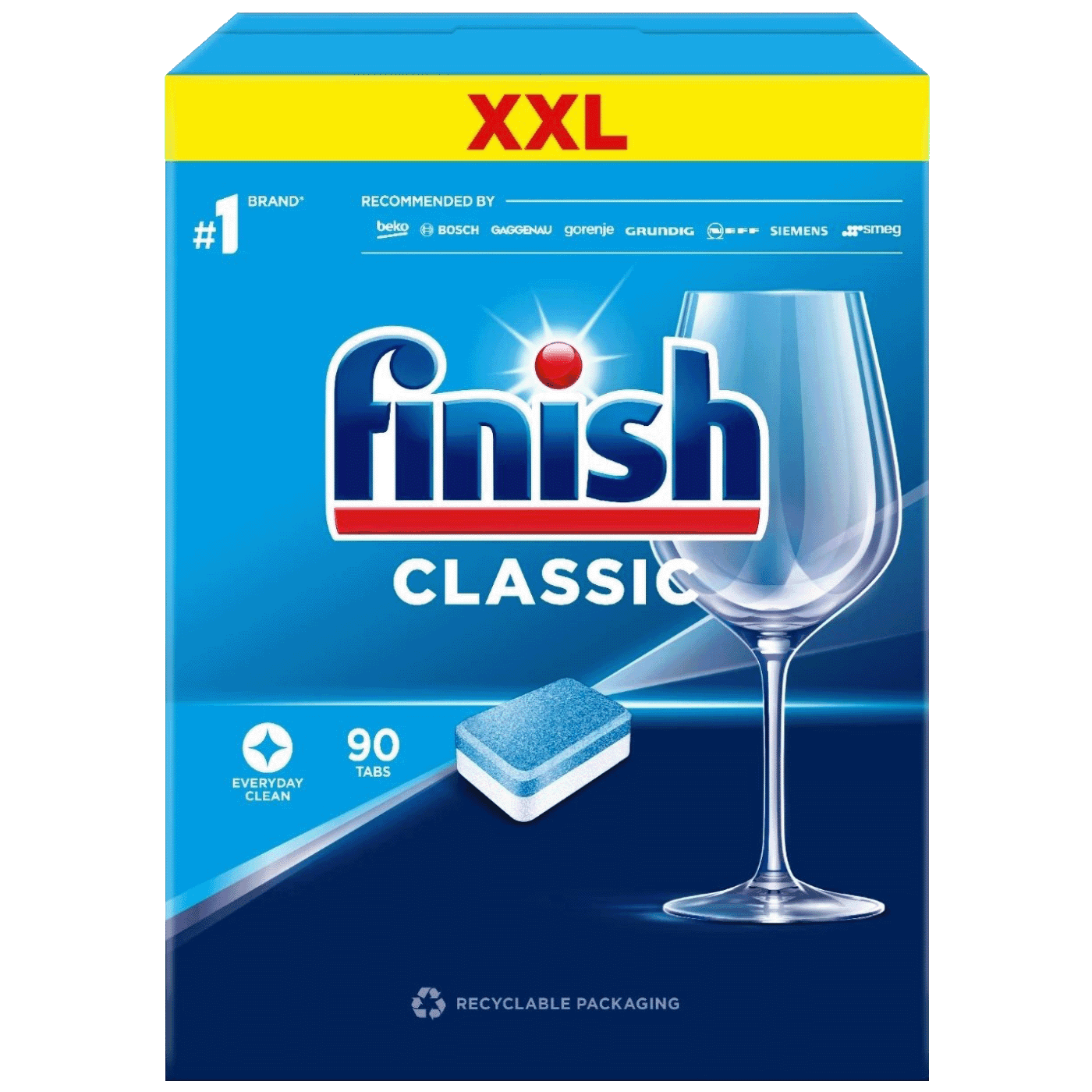 FINISH Tablete za mašinu za pranje suđa Classic, 90 komada