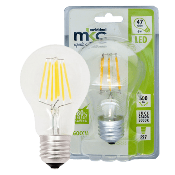 MKC Sijalica, LED 6W, E27, 220V AC, toplo/bijela svjetlost, Providna