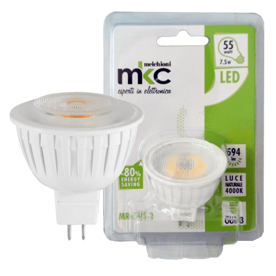 MKC Sijalica, LED 7.5W, 4000K,12V DC, prirodno bijela svjetlost, Bijela