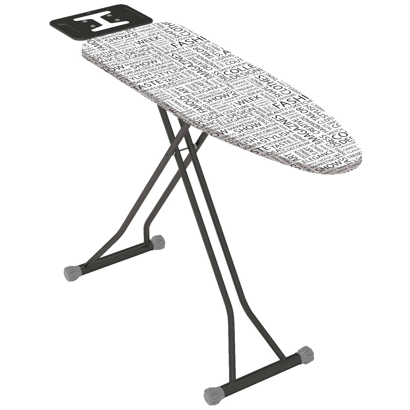 ZILAN Daska za peglanje, 112 x 36cm, Crno-Bijela