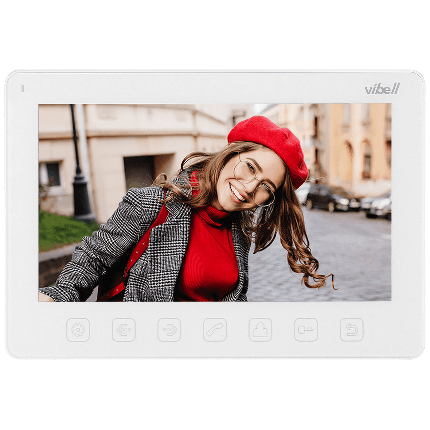 VIBELL Video interfon unutarnja jedinica VIBELL, Bijela