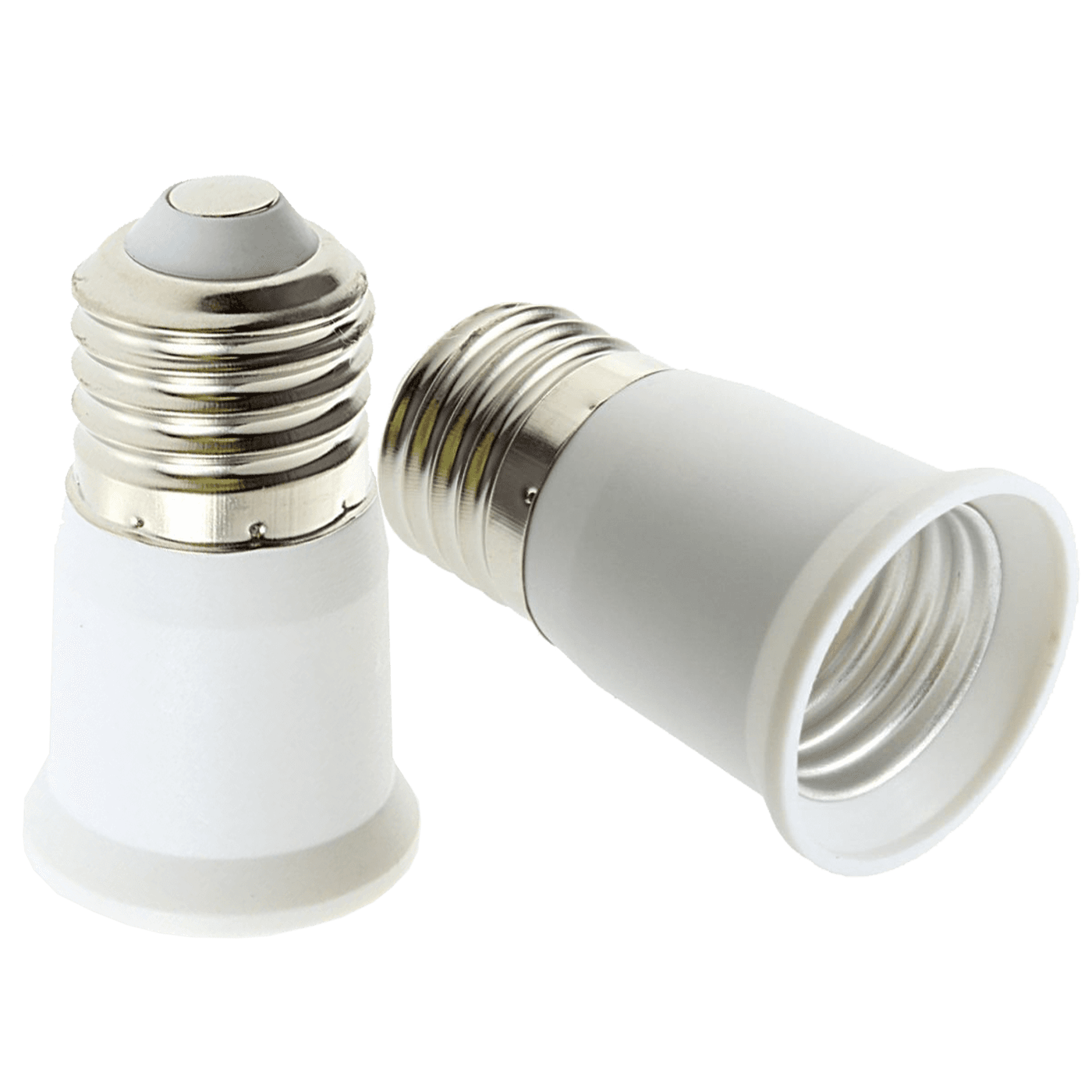 MKC Adapter / nastavak za sijalično grlo E27 na E27, Bijeli