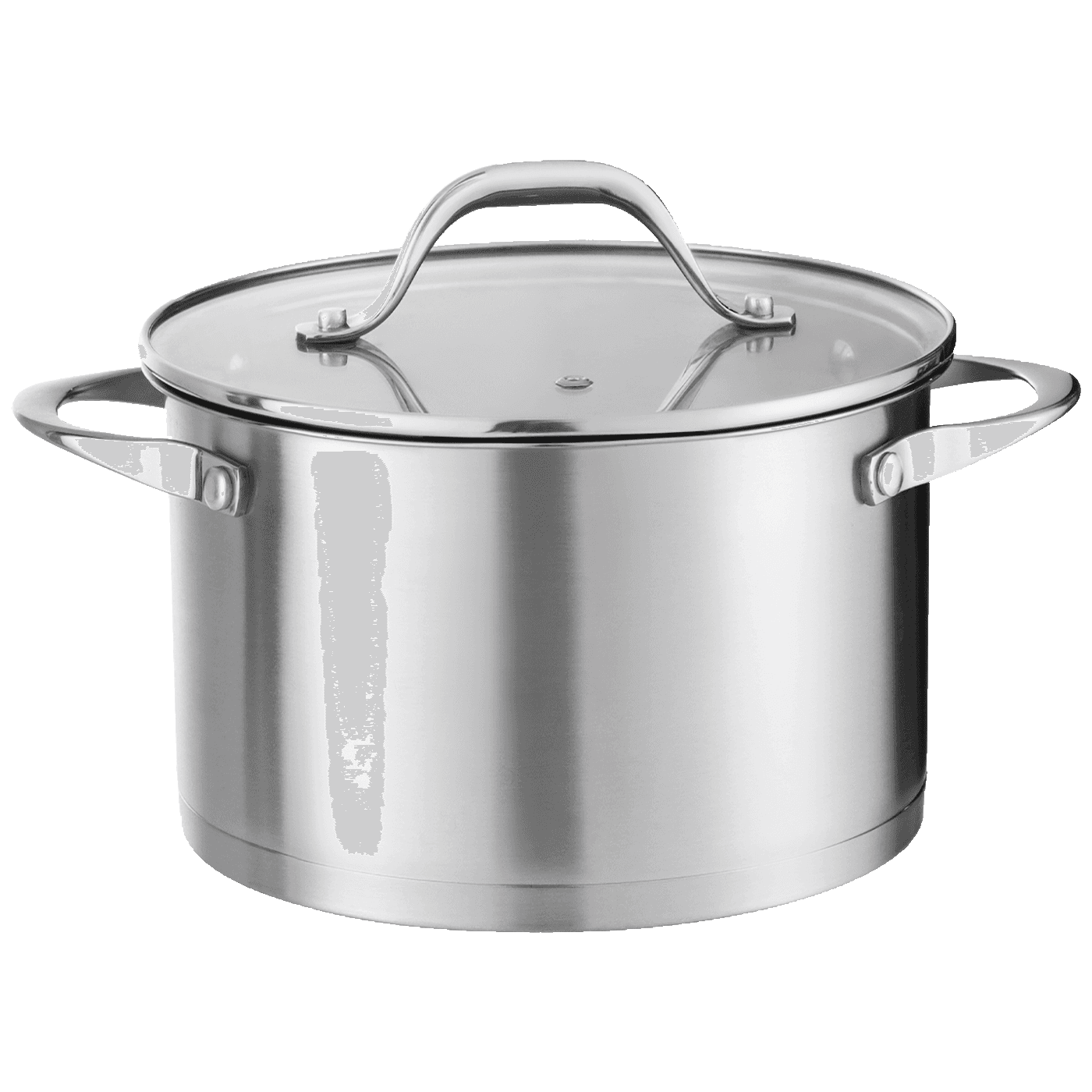 ZILAN Lonac sa staklenim poklopcem 24 cm ZLN1368, Srebrna boja