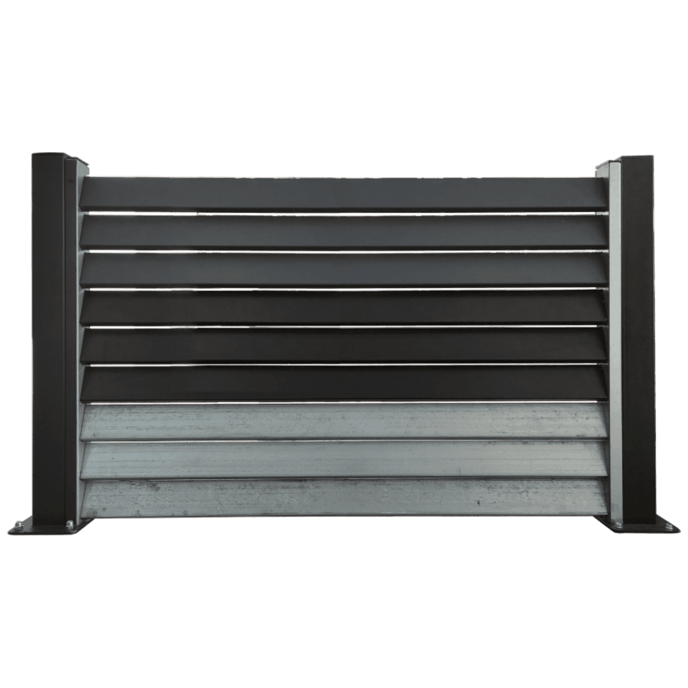 JOILART Uzorak panelne ograde žaluzine M5084, Crna