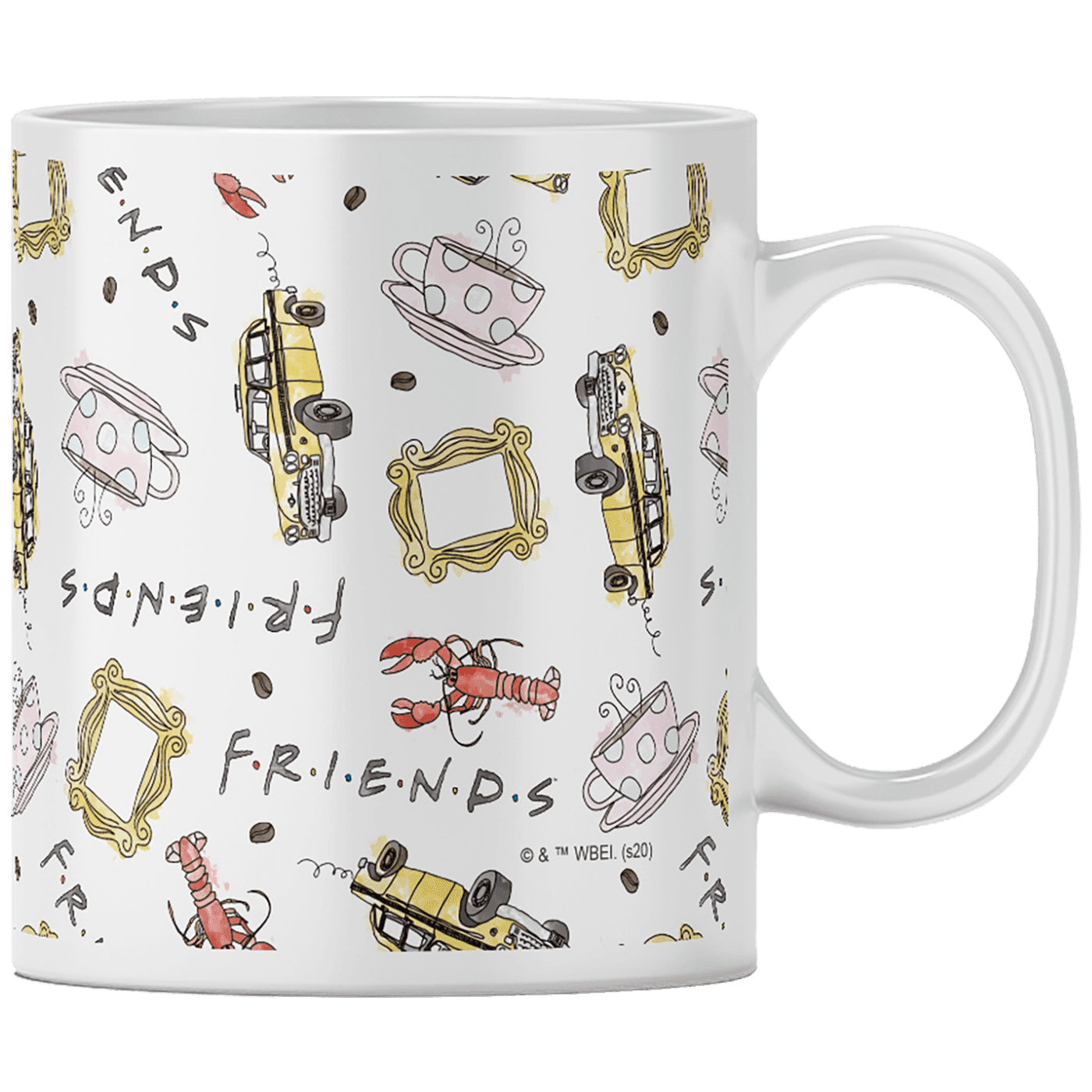 Friends Šolja 041, 330 ml, Bijela