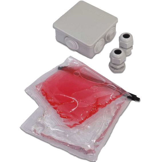 FAMATEL Razvodna kutija nadžbuk 3002-GL, 80x80mm, vodonepropusna, Bijela