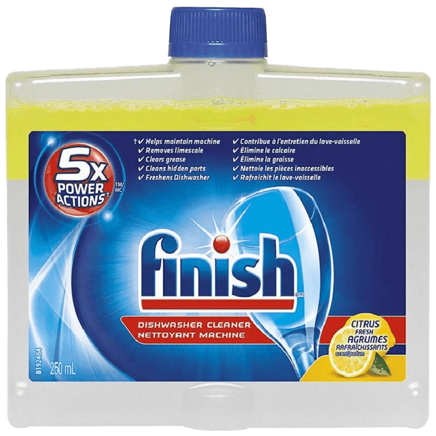 Finish Sredstvo za čišćenje sudomašina 250ml limun