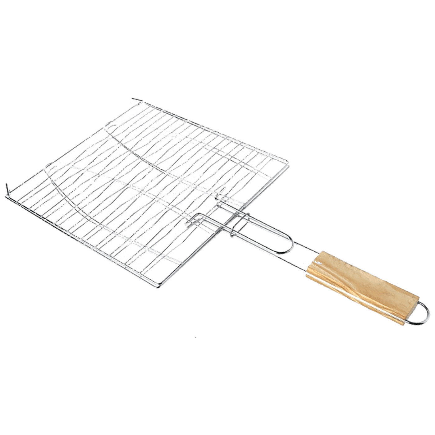 FENNER Rešetka za roštilj sa ručkom, 22.5x22.5 cm, Smeđa