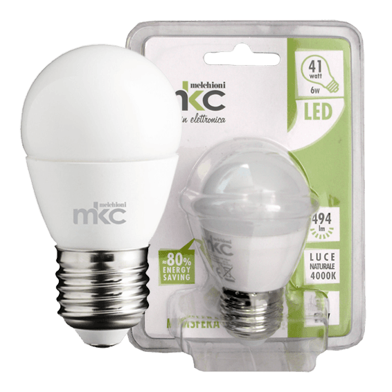 MKC Sijalica LED MINISFERA E27/6W-N, 6W, E27, 4000K,220V AC, Bijela