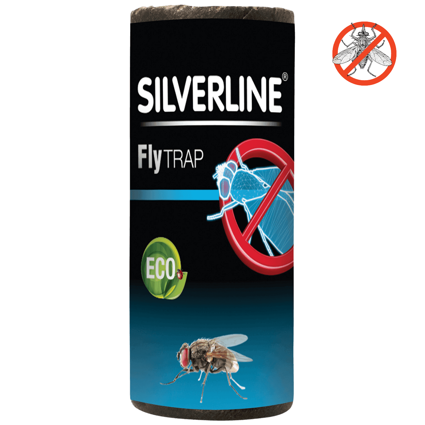 SILVERLINE Traka za muhe i leteće insekte, Crna