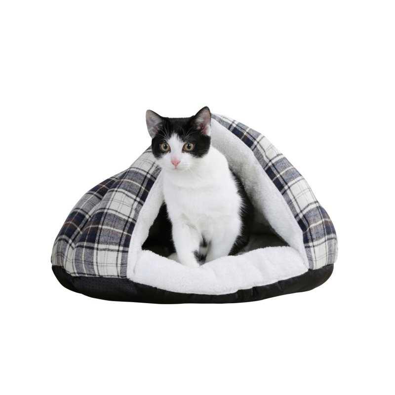 KERBL Pećina za mačke Milky, Crno-bijela