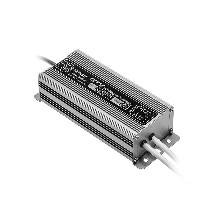 GTV LED napajanje, aluminijsko, 80W, 110-260V, 12VDC, IP67
