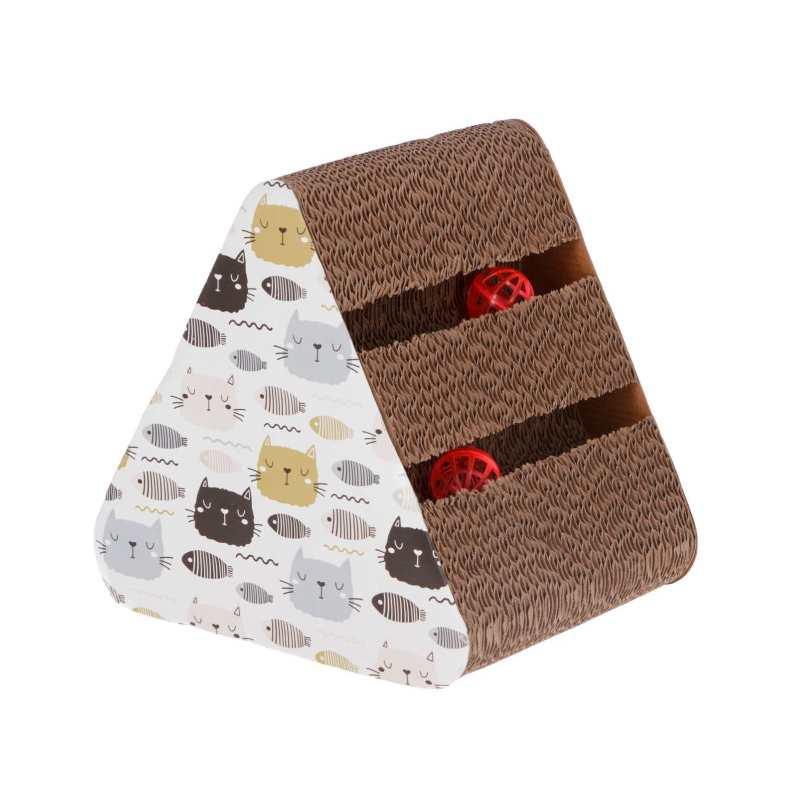 KERBL Ploča za grebanje za mačke sa lopticama Board Boon, Šarena