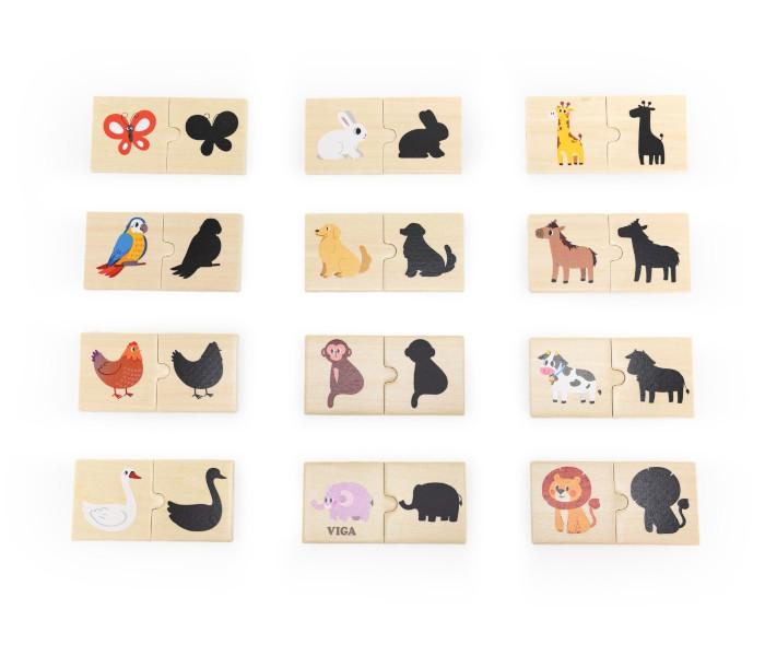 Master Igračka Master drvene puzle životinje