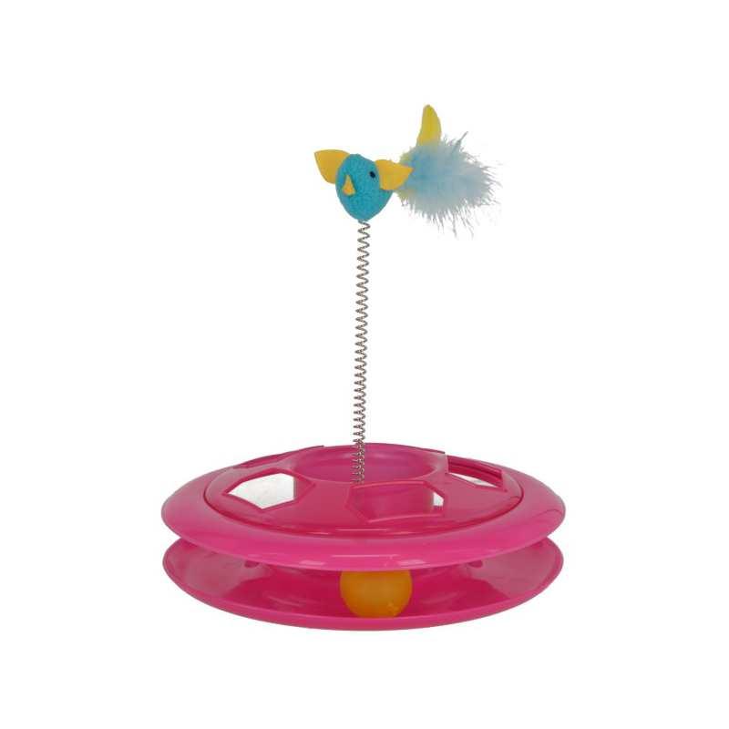 KERBL Igračka za mačke Brzi kotač, Šarena