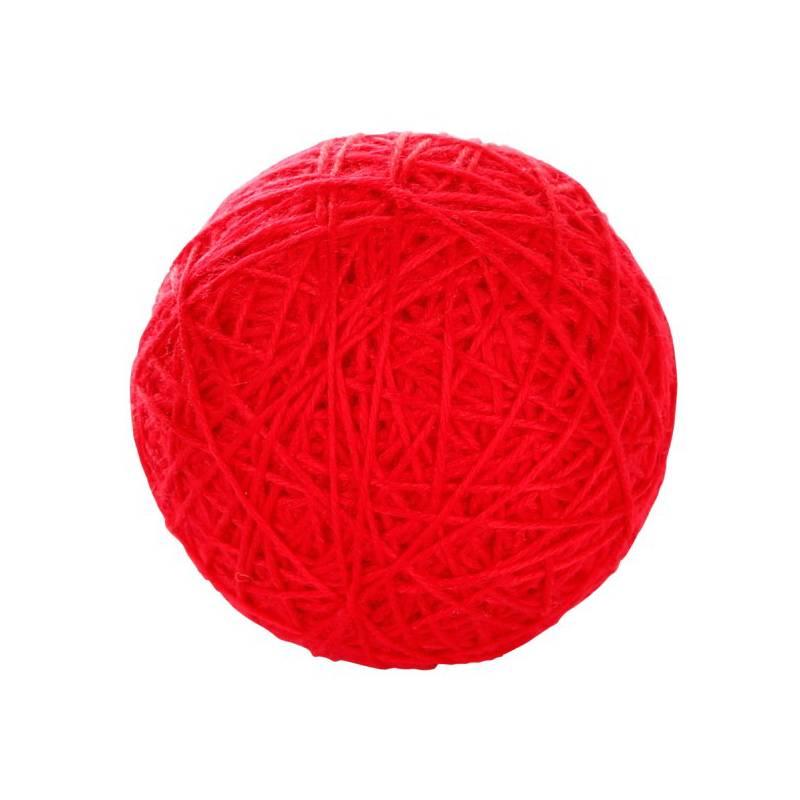 KERBL Igračka za mačke Vunena lopta, Crvena