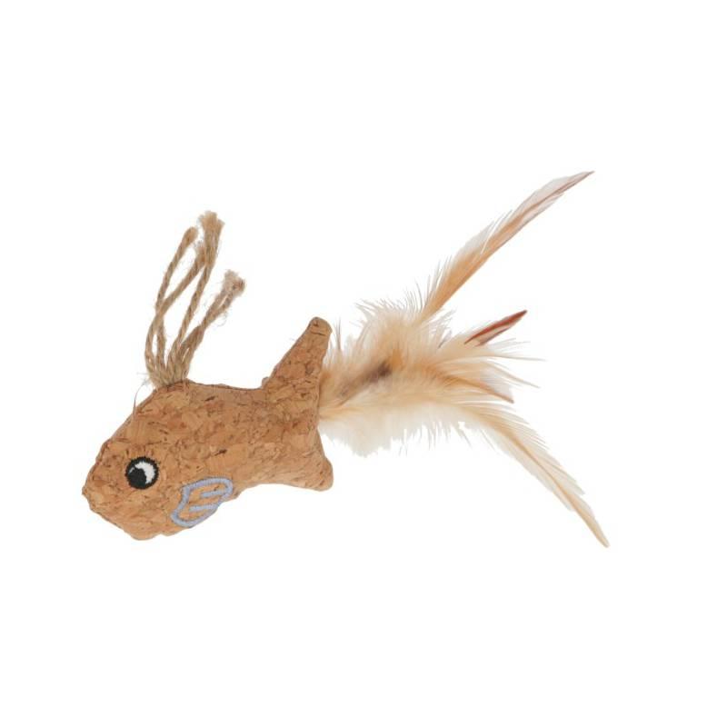 KERBL Igračka za mačke Riba Korki, Smeđa