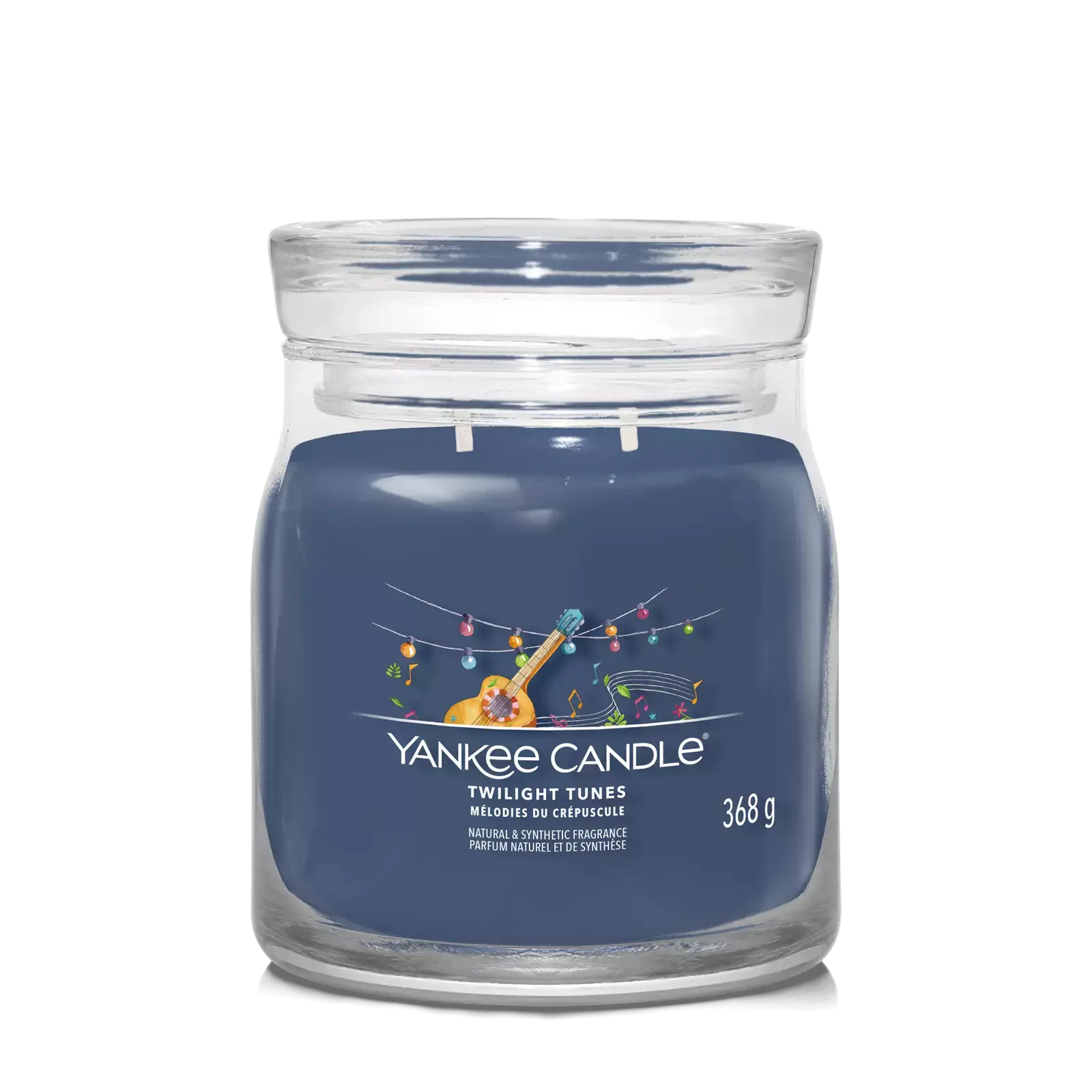 Yankee Candle Mirisna svijeća M  Twilight Tunes 1728901E, Plava