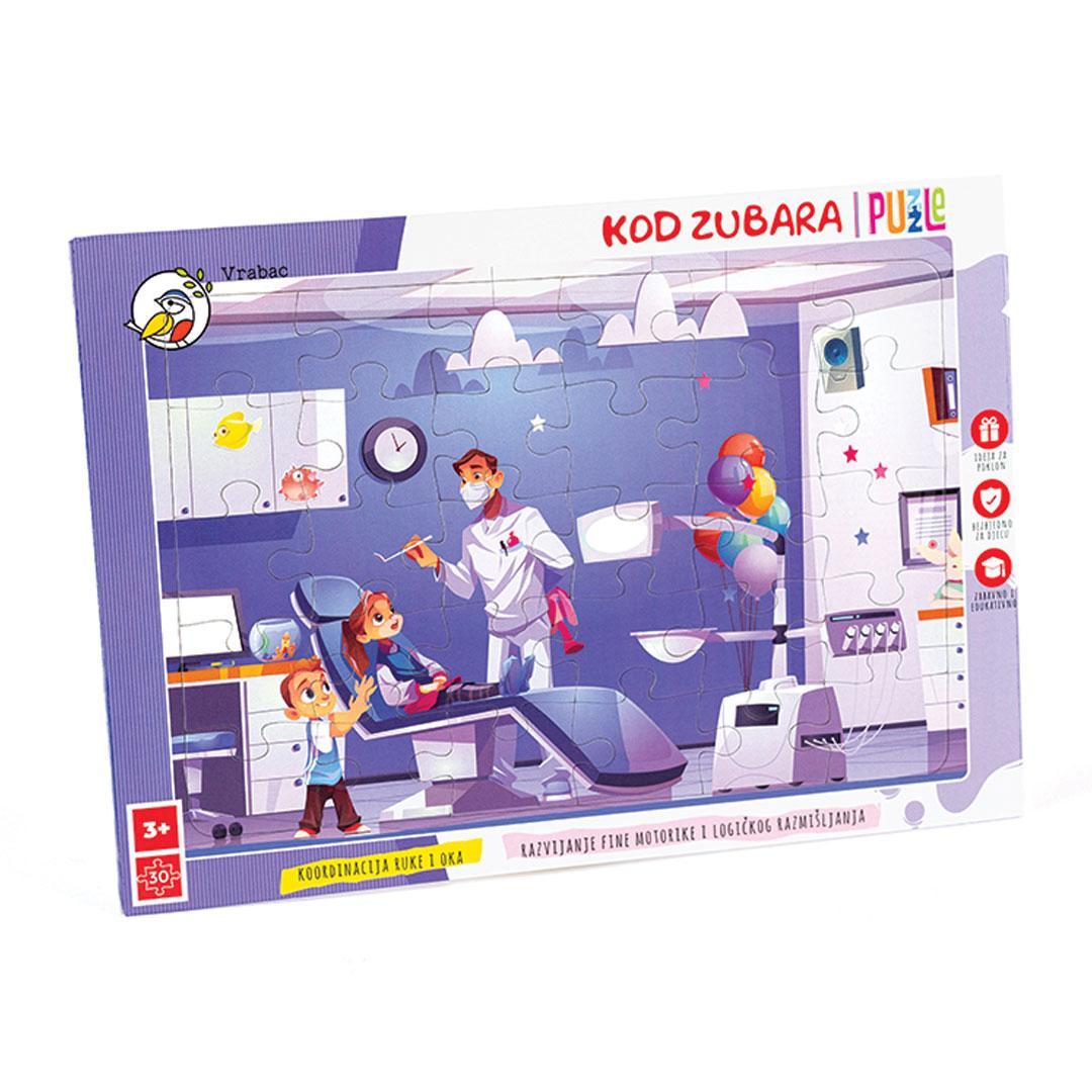 Vrabac Slagalica Fun Kod zubara, 30 dijelova